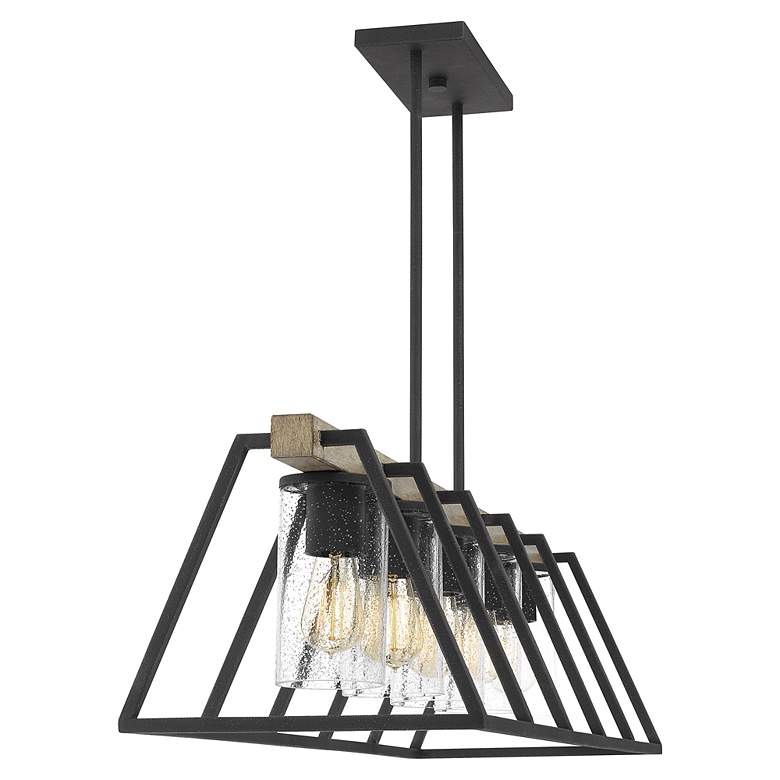 Image 6 Quoizel Brockton 42" Wide Gray Ash 5-Light Island Chandelier more views