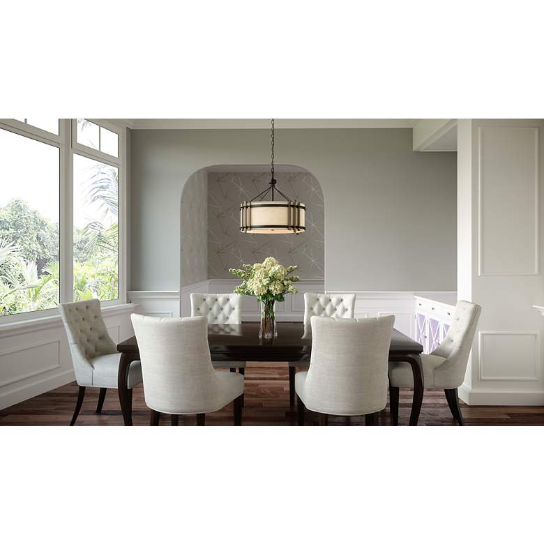 Image 7 Quoizel Brockton 42" Wide Gray Ash 5-Light Island Chandelier more views