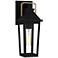 Quoizel Buckley 14 1/2" High Matte Black Outdoor Wall Light