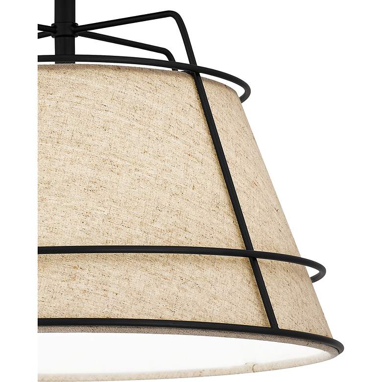 Image 7 Quoizel Burbidge 13" Wide Matte Black Ceiling Light more views