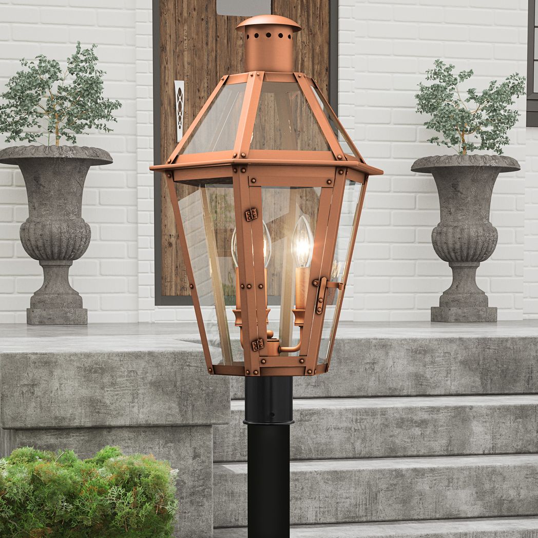 Copper lamp deals post