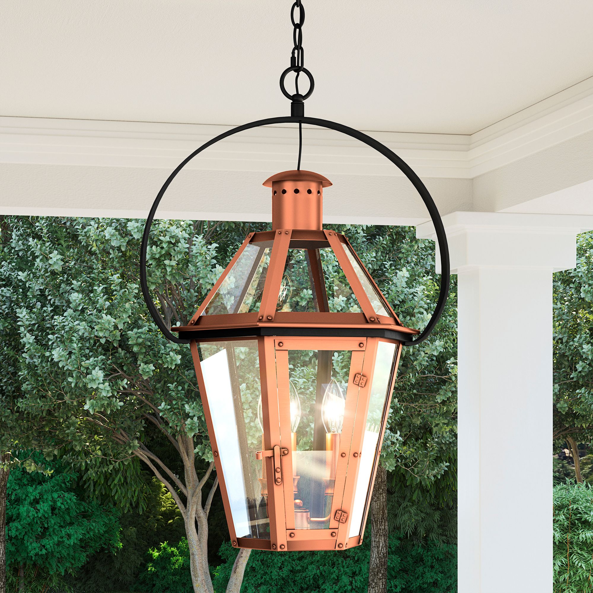 Copper deals outdoor light