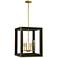 Quoizel Burwell 18 1/4"W Matte Black 6-Light Foyer Pendant