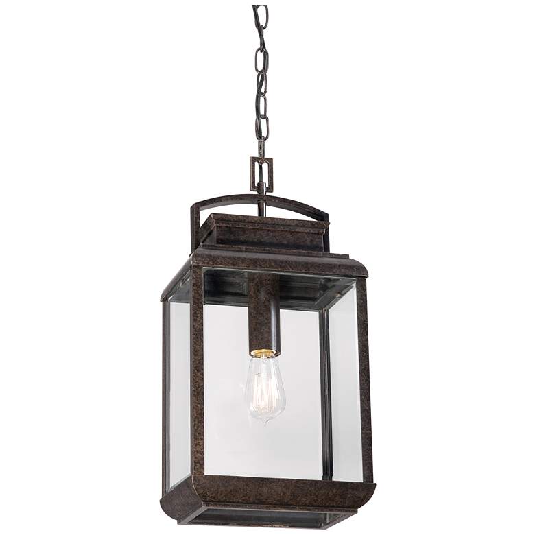 Image 1 Quoizel Byron Imperial 20 inchH Bronze Outdoor Hanging Lantern