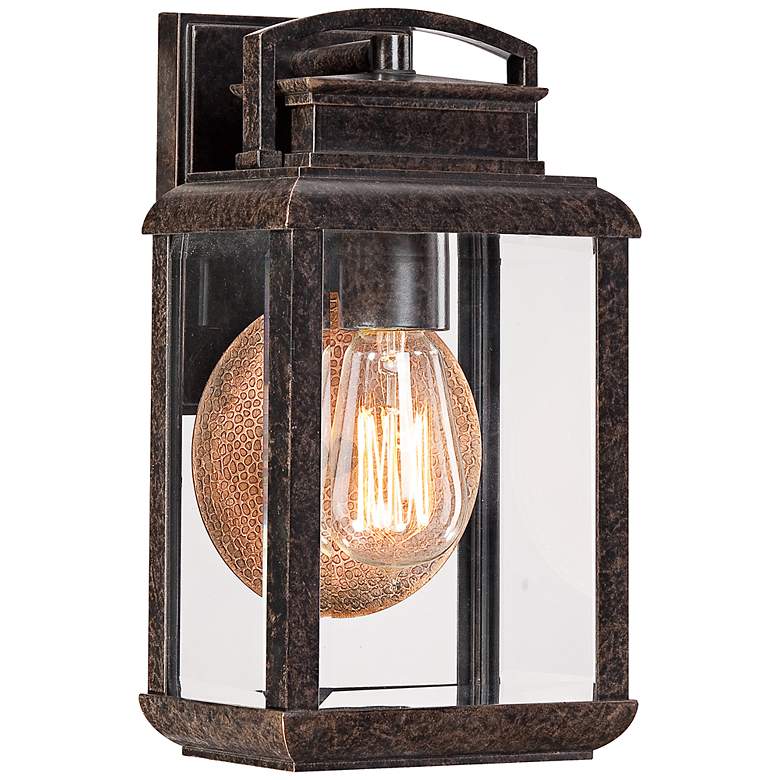 Image 1 Quoizel Byron Imperial Bronze Small Outdoor Wall Lantern