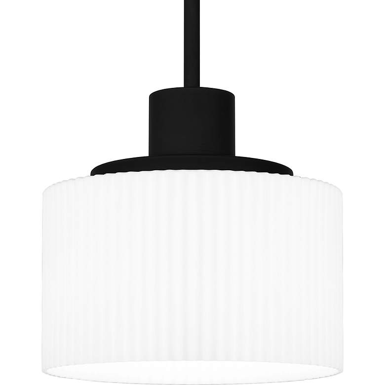 Image 5 Quoizel Callahan 8" Wide Matte Black Mini Pendant more views