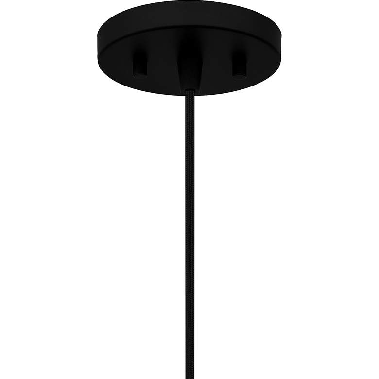 Image 6 Quoizel Callahan 8" Wide Matte Black Mini Pendant more views