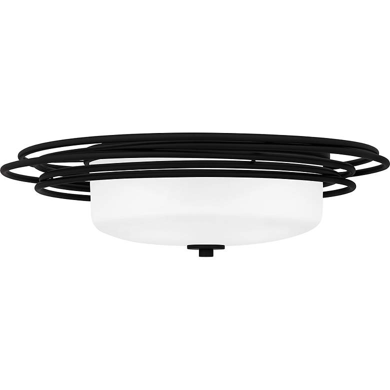Image 2 Quoizel Calliope 20 1/2" Wide Matte Black Ceiling Light more views