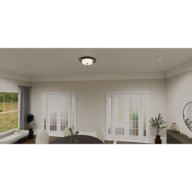 Image 3 Quoizel Calliope 20 1/2" Wide Matte Black Ceiling Light more views
