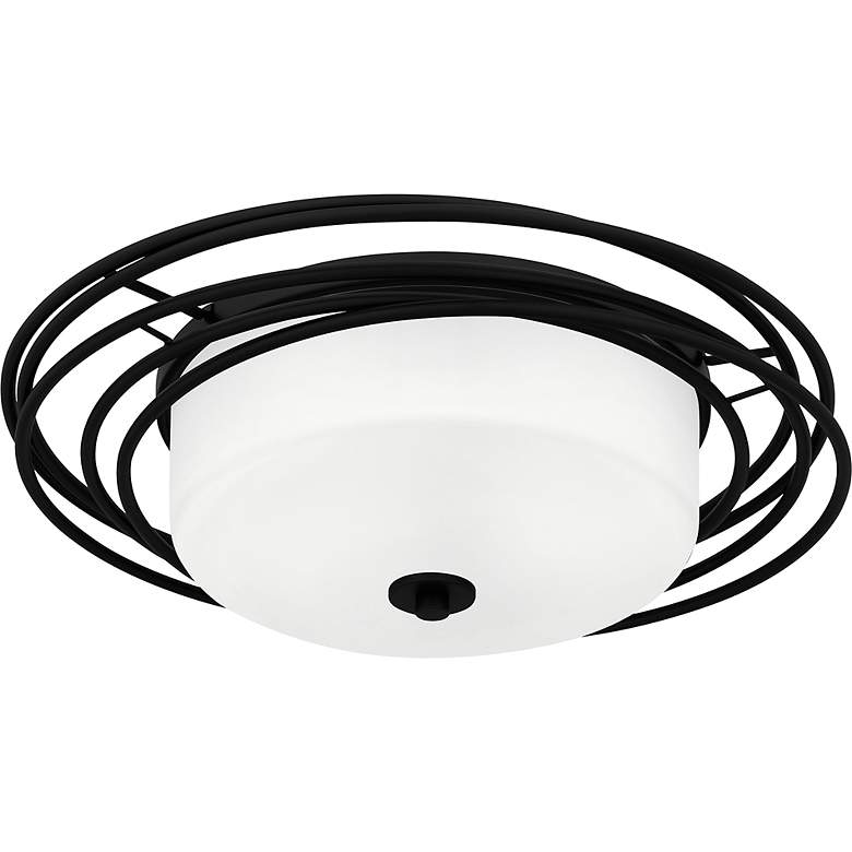 Image 4 Quoizel Calliope 20 1/2" Wide Matte Black Ceiling Light more views