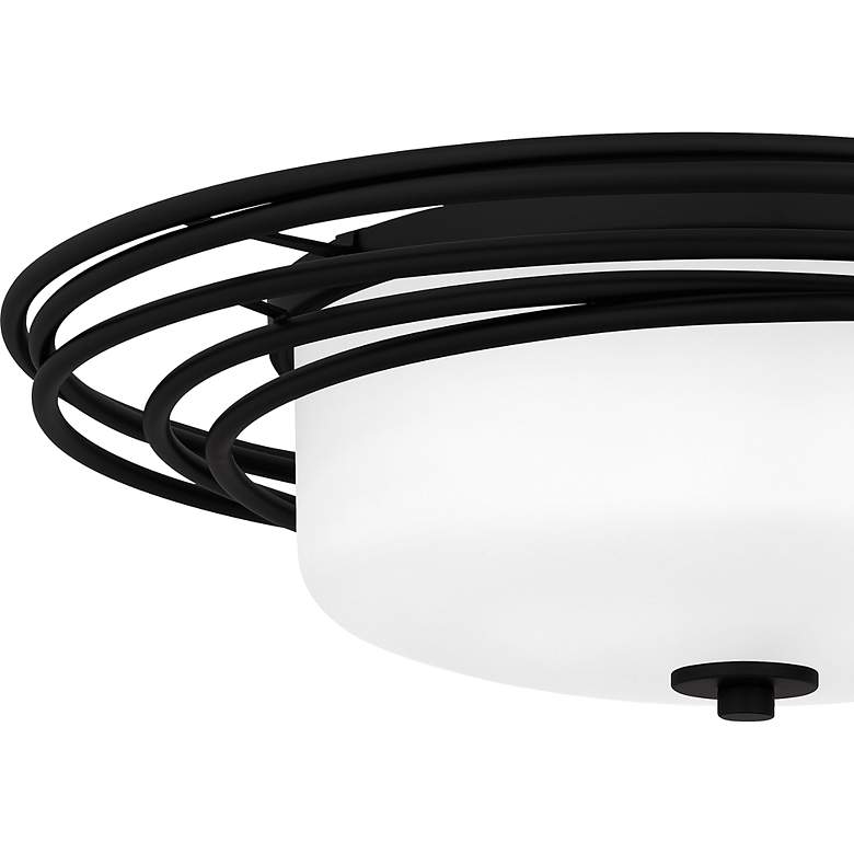 Image 5 Quoizel Calliope 20 1/2" Wide Matte Black Ceiling Light more views