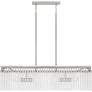 3_Quoizel Camilla 38" Wide Brushed Nickel Linear Pendant more views