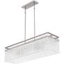 4_Quoizel Camilla 38" Wide Brushed Nickel Linear Pendant more views