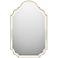 Quoizel Camille 36.5" x 23.5" Gold Arch Top Wall Mirror