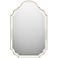 Quoizel Camille 36.5" x 23.5" Gold Arch Top Wall Mirror