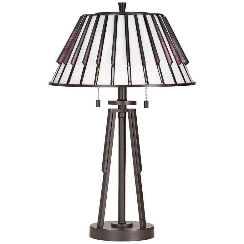 Image 1 Quoizel Carlin Western Bronze Table Lamp