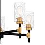 Quoizel Carly 28" Wide Matte Black 5-Light Chandelier