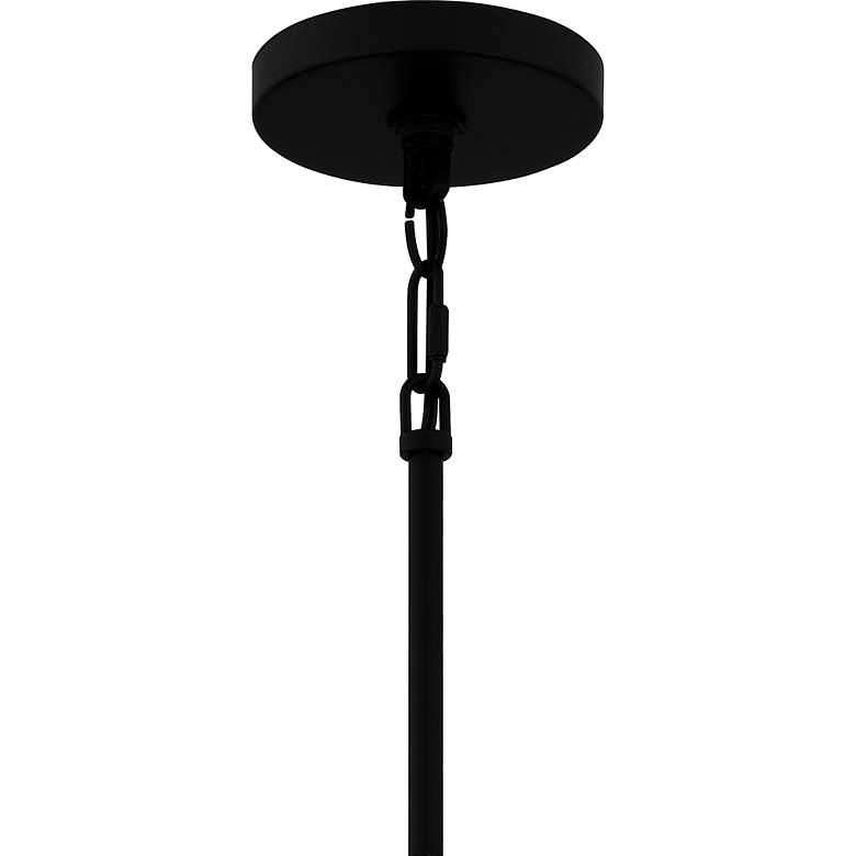 Image 6 Quoizel Carly 28" Wide Matte Black 5-Light Chandelier more views