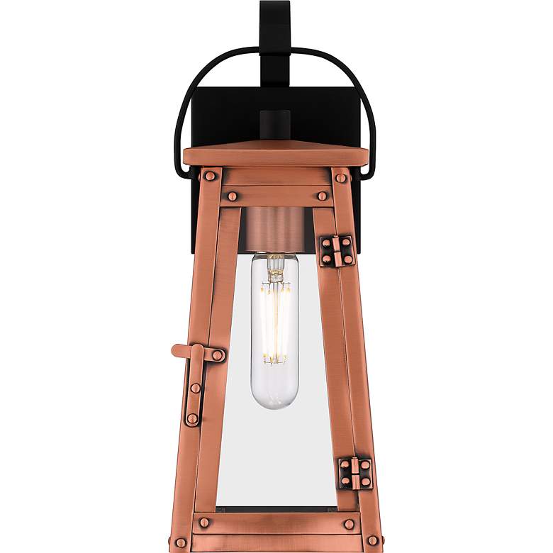 Image 3 Quoizel Carolina 14" High Aged Copper Outdoor Wall Light more views