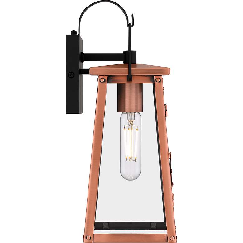 Image 4 Quoizel Carolina 14" High Aged Copper Outdoor Wall Light more views