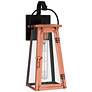 1_Quoizel Carolina 16 1/2" High Aged Copper Outdoor Wall Light