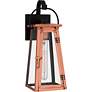 2_Quoizel Carolina 16 1/2" High Aged Copper Outdoor Wall Light more views