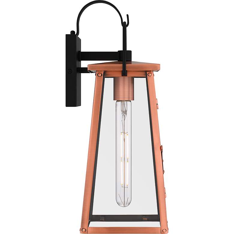 Image 4 Quoizel Carolina 16 1/2" High Aged Copper Outdoor Wall Light more views