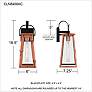 6_Quoizel Carolina 16 1/2" High Aged Copper Outdoor Wall Light more views