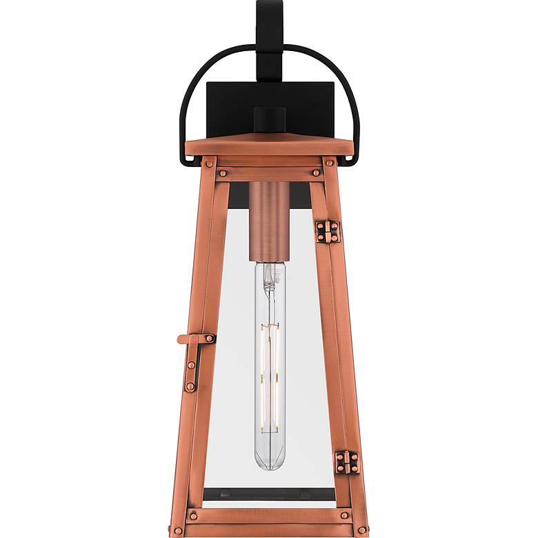 Image 3 Quoizel Carolina 19 1/2" High Aged Copper Outdoor Wall Light more views