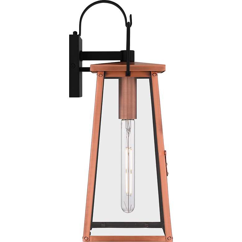 Image 4 Quoizel Carolina 19 1/2" High Aged Copper Outdoor Wall Light more views