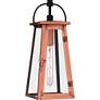 5_Quoizel Carolina 19 3/4"H Aged Copper Outdoor Hanging Light more views