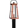 2_Quoizel Carolina 20 1/2" High Aged Copper Outdoor Post Light more views