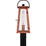 3_Quoizel Carolina 20 1/2" High Aged Copper Outdoor Post Light more views