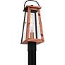 4_Quoizel Carolina 20 1/2" High Aged Copper Outdoor Post Light more views