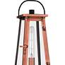 5_Quoizel Carolina 20 1/2" High Aged Copper Outdoor Post Light more views