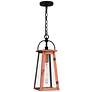 1_Quoizel Carolina 7" Wide Aged Copper Mini Lantern Pendant