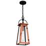 4_Quoizel Carolina 7" Wide Aged Copper Mini Lantern Pendant more views