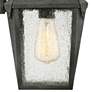 Quoizel Carriage 15" High Mottled Black Outdoor Wall Light