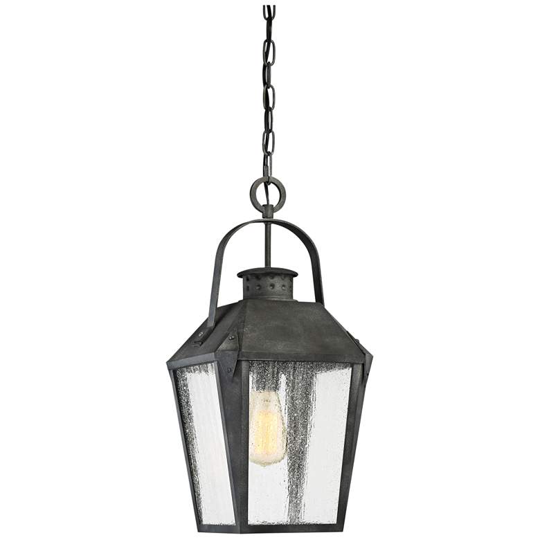 Image 2 Quoizel Carriage 21 1/4" High Black Outdoor Hanging Light