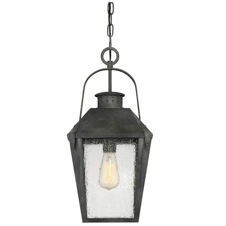 Image 4 Quoizel Carriage 21 1/4" High Black Outdoor Hanging Light more views
