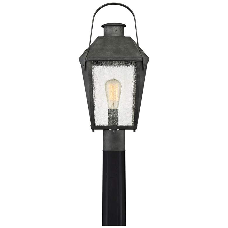 Image 3 Quoizel Carriage 21 3/4"H Mottled Black Outdoor Post Light more views
