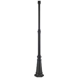 Image1 of Quoizel Carver 84" High Mystic Black Outdoor Post Mount