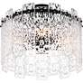7_Quoizel Caspian 16 1/2" Wide Matte Black Ceiling Light more views