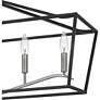 5_Quoizel Catalina 42" Matte Black 6-Light Traditional Island Pendant more views
