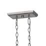 6_Quoizel Catalina 42" Matte Black 6-Light Traditional Island Pendant more views