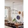 7_Quoizel Catalina 42" Matte Black 6-Light Traditional Island Pendant more views