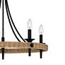 6_Quoizel Catania 26" Wide Matte Black 5-Light Chandelier more views