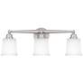 1_Quoizel Cecilia 24" Wide Brushed Nickel 3-Light Bath Light