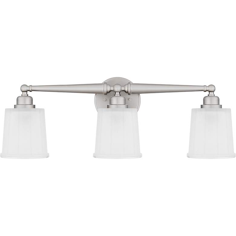 Image 2 Quoizel Cecilia 24" Wide Brushed Nickel 3-Light Bath Light more views