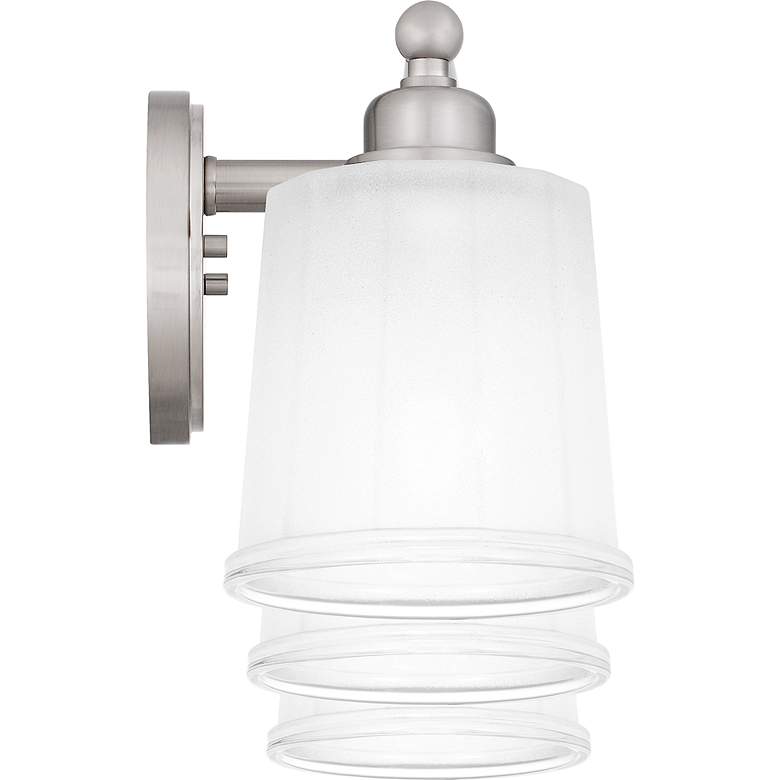 Image 4 Quoizel Cecilia 24" Wide Brushed Nickel 3-Light Bath Light more views